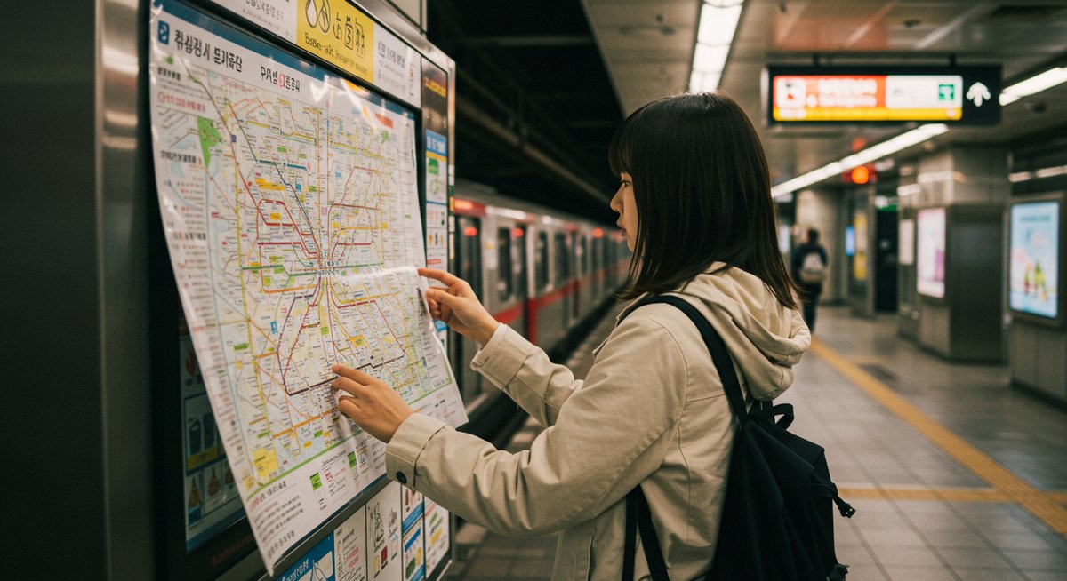 乗り換える 韓国 語