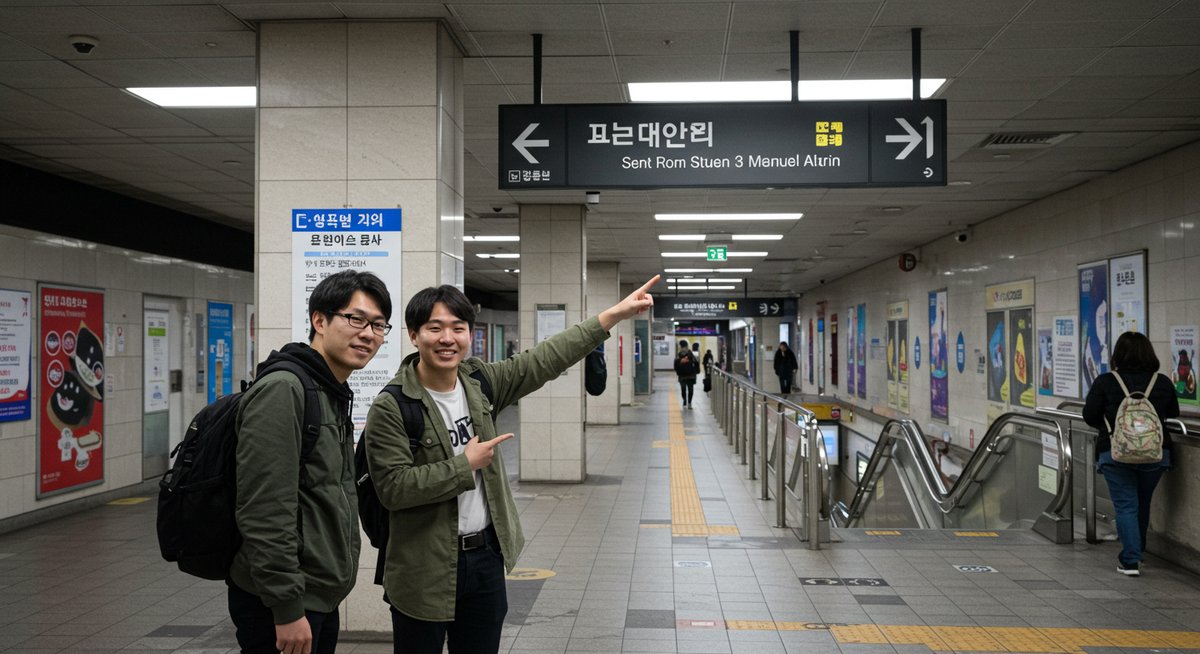 乗り換える 韓国 語